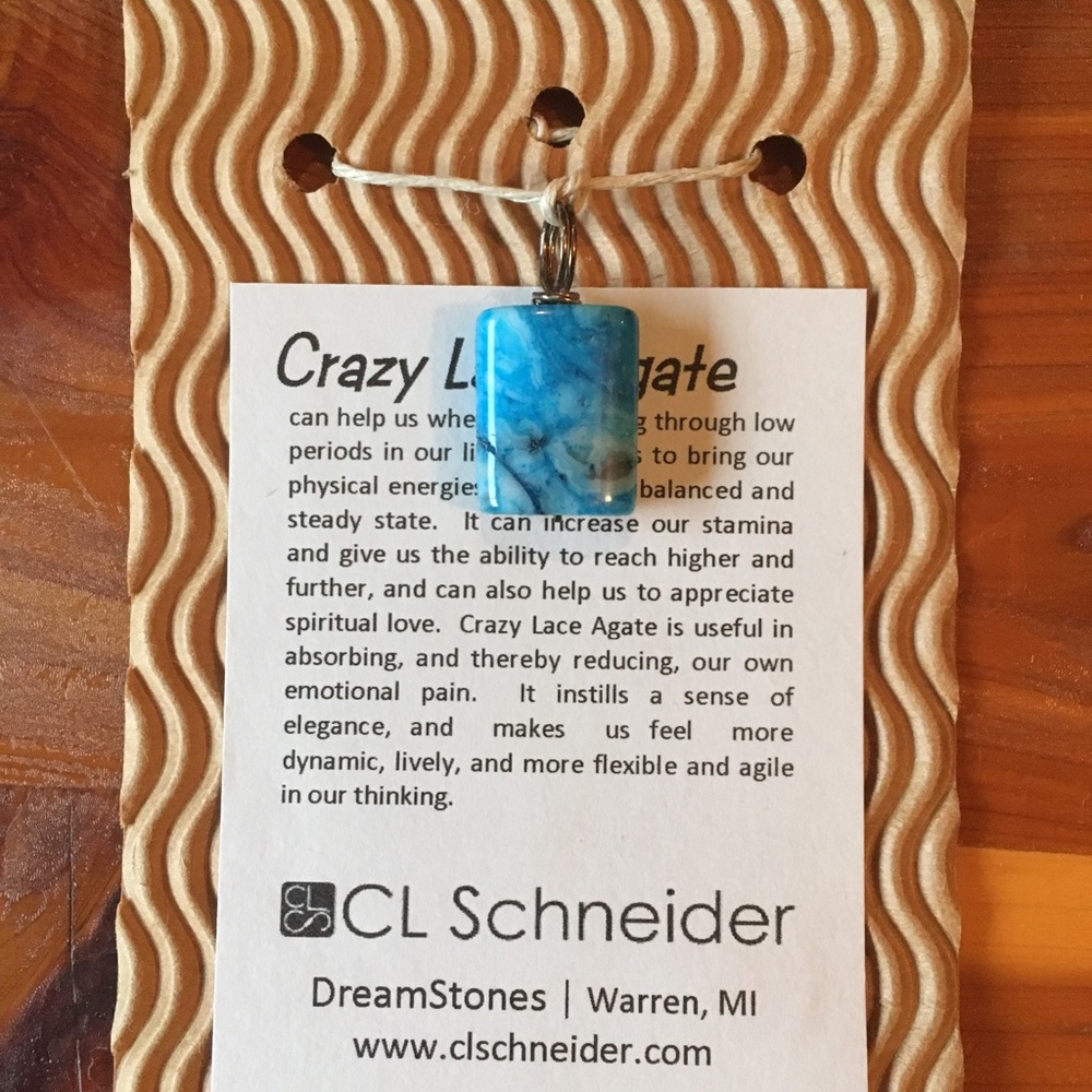 Turquoise and Serling pendant